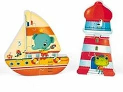 ✅ Janod Verticale Puzzel - Vakantie -Goedkope puzzels winkel 550x185