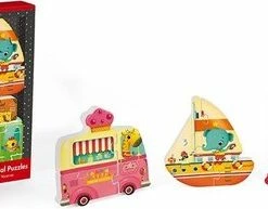 ✅ Janod Verticale Puzzel - Vakantie -Goedkope puzzels winkel 550x193