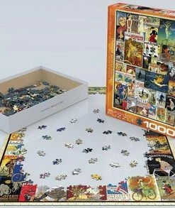 Eurographics Puzzel Vintage Bicycle Posters - 1000 Stukjes 8 Eurographics Puzzel Vintage Bicycle Posters - 1000 Stukjes -Goedkope puzzels winkel 550x293 4