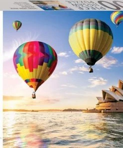 Hinkler Jigsaw Puzzel 1000 Stukjes - Opera House Sydney Met Luchtballonnen - Australia