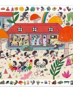 Djeco - Puzzel - Egelschool - 35 Stukjes -Goedkope puzzels winkel 550x356 2