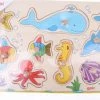 Goki Knopjespuzzel Met Zeedieren 8-delig