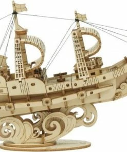 Robotime Modelbouwpakket Sailing Ship 12 Cm Hout 118-delig