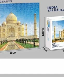 Happy Puzzle Taj Mahal Puzzel Volwassenen 1000 Stukjes - Legpuzzels Puzzle Kinderen - Jigsaw Puzzels Creative - Speelgoed Hobby Voor Volwassenen - 50*70 Cm -Goedkope puzzels winkel 550x363 1
