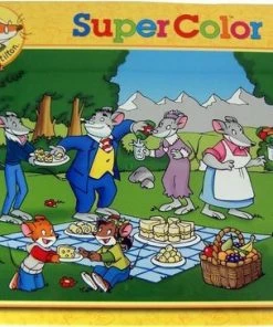 Clementoni Geronimo Stilton Super Color Puzzel - Picknick - 250 Stukjes
