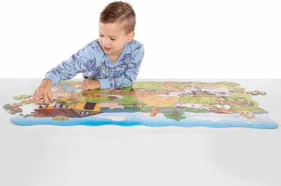 Clementoni Mega Puzzel Boerderij 208 Stukjes 2 Clementoni Mega Puzzel Boerderij 208 Stukjes - Afbeelding 2