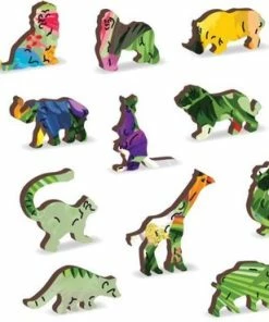 Wooden City WOODEN.CITY 0046-L Puzzel Vormpuzzel 300 Stuk(s) Dieren