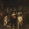 Merkloos Puzzel Nachtwacht | Puzzel Rembrandt | Puzzel 1500 Stukjes | Puzzel Volwassenen (liggend)
