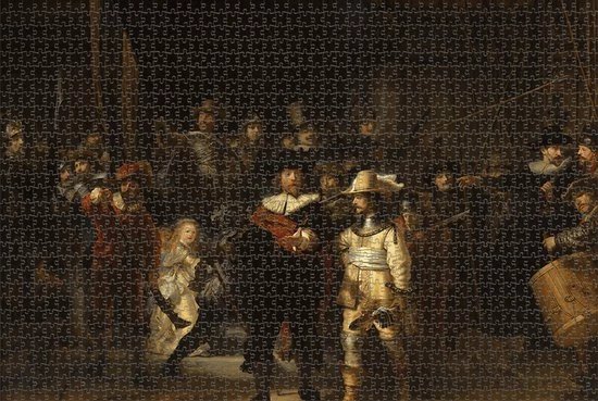 Merkloos Puzzel Nachtwacht | Puzzel Rembrandt | Puzzel 1500 Stukjes | Puzzel Volwassenen (liggend) 1 Merkloos Puzzel Nachtwacht | Puzzel Rembrandt | Puzzel 1500 Stukjes | Puzzel Volwassenen (liggend)