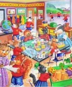 Legpuzzel - 80 Grote Stukjes - School Days - The House Of Puzzles