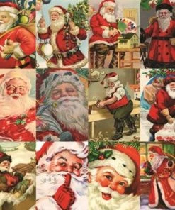 Jumbo Premium Collection Puzzel Vintage Santa's - Legpuzzel - 2000 Stukjes -Goedkope puzzels winkel 550x381 4