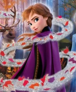 Clementoni PZL 104 GLITTER 1 FROZEN 2 -Goedkope puzzels winkel 550x388 9