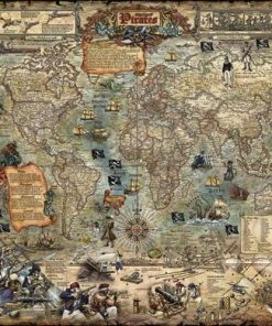 Heye Pirate World Legpuzzel 2000 Stuk(s) Kaarten