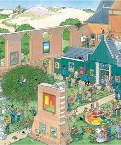 Merkloos Jan Van Haasteren - Veldrijden & Nijntje & Kunstmarkt - Alle 1000 Stukjes 13 Merkloos Jan Van Haasteren - Veldrijden & Nijntje & Kunstmarkt - Alle 1000 Stukjes -Goedkope puzzels winkel 550x392 2