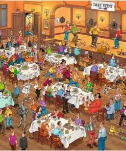 Jumbo Jan Van Haasteren - 3 Stuks - Darts 1000 Stukjes & Kamperen In Het Bos 1000 Stukjes & De Bloemencorso 1000 Stukjes -Goedkope puzzels winkel 550x393 13