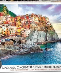 Eurographics Puzzel Manarola Cinque - Terre Italy - 1000 Stukjes