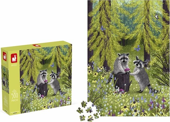 Janod Kidult Puzzel - Wasberen 2 Janod Kidult Puzzel - Wasberen - Afbeelding 2