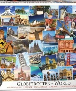 Eurographics Puzzel World - Globetrotter - 1000 Stukjes