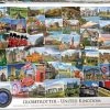 Eurographics Puzzel United Kingdom - Globetrotter - 1000 Stukjes