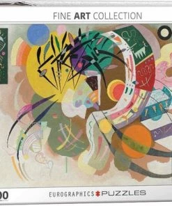 Eurographics Puzzel Dominant Curve - 1000 Stukjes