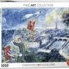 Eurographics Puzzel Le Bouquet De Paris - Marc Chagall - 1000 Stukjes