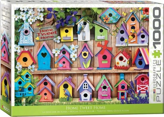 Eurographics Puzzel Home Tweet Home - 1000 Stukjes 1 Eurographics Puzzel Home Tweet Home - 1000 Stukjes