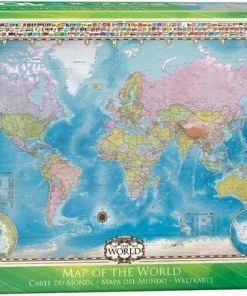 Eurographics Puzzel - Map Of The World (1000)