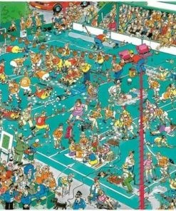 Jumbo Jan Van Haasteren Sportpuzzelbundel - 2 Stuks - Hockey Kampioenschappen 1000 Stukjes & WK Vrouwenvoetbal 1000 Stukjes -Goedkope puzzels winkel 550x396 16