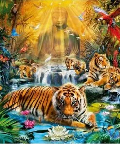 Clementoni Puzzel Mystic Tigers 1000 Stukjes 5 Clementoni Puzzel Mystic Tigers 1000 Stukjes -Goedkope puzzels winkel 550x396 3