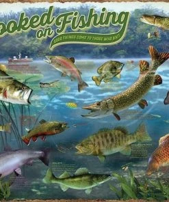 Cobble Hill Puzzle 1000 Pieces - Hooked On Fishing