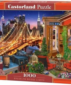 Castorland Brooklyn Bridge Lights - 1000 Stukjes -Goedkope puzzels winkel 550x398 5