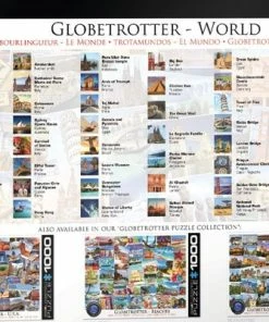 Eurographics Puzzel World - Globetrotter - 1000 Stukjes -Goedkope puzzels winkel 550x400 1
