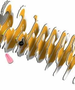 Eugy 3D Model: BOERDERIJDIER / WELSH CORGI Hond 8,5x3,7x5,4cm, In Karton, In Box, 6+ -Goedkope puzzels winkel 550x401 6