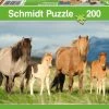 Schmidt Puzzel Paardenfamilie - 200 Stukjes - 8+