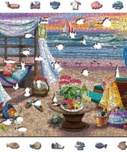 Wooden City Zomertijd XL - Houten Vormpuzzel - 52x37,5 Cm - 1010 Stukjes -Goedkope puzzels winkel 550x403 5