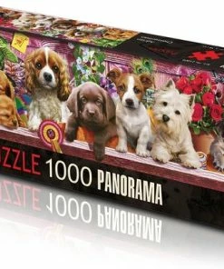 KS Games Puppies Puzzel 1000 Stukjes Panorama