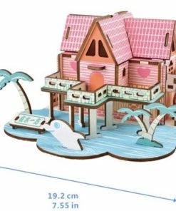 De Bouwplaats Bouwpakket 3D Puzzel Huisje Zomer -Goedkope puzzels winkel 550x406 2