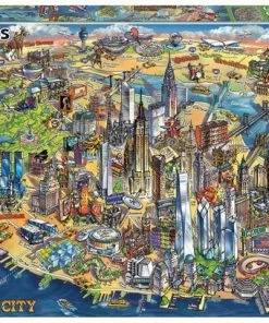 Educa Puzzle. New York City Map 500 Teile