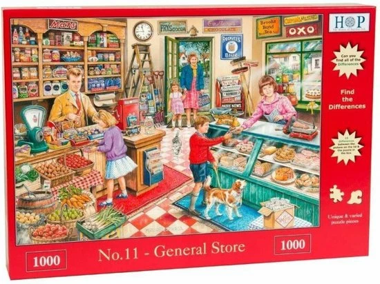 House Of Puzzles No.11 - General Store Puzzel 1000 Stukjes 2 House Of Puzzles No.11 - General Store Puzzel 1000 Stukjes - Afbeelding 2