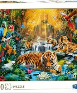 Clementoni Puzzel Mystic Tigers 1000 Stukjes 7 Clementoni Puzzel Mystic Tigers 1000 Stukjes -Goedkope puzzels winkel 550x423 2