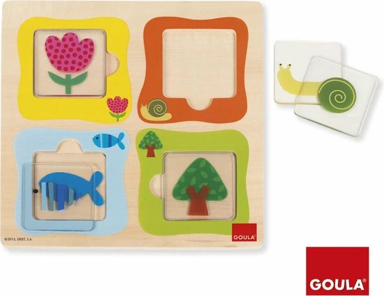 Goula Transparante Slangen Puzzel - Kinderpuzzel 6 Goula Transparante Slangen Puzzel - Kinderpuzzel - Afbeelding 6
