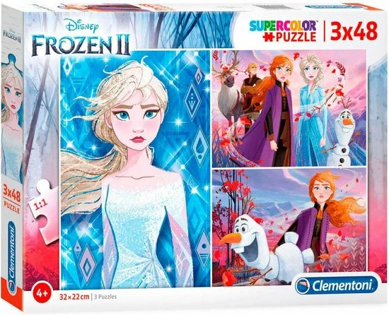 Clementoni PZL 3X48 FROZEN 2 5 Clementoni PZL 3X48 FROZEN 2 - Afbeelding 5