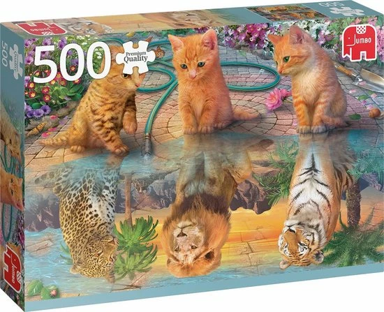 Jumbo Premium Collection Puzzel Horses In The Meadow - Legpuzzel - 500 Stukjes 1 Jumbo Premium Collection Puzzel Horses In The Meadow - Legpuzzel - 500 Stukjes