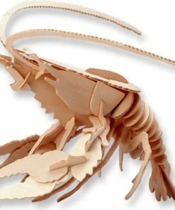 De Bouwplaats 3D Puzzel Bouwpakket Kreeft- Hout