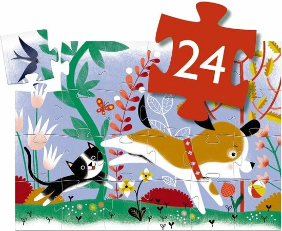 Djeco - Puzzel 24stukken - Firmin De Hond - 3+ 3 Djeco - Puzzel 24stukken - Firmin De Hond - 3+ - Afbeelding 3