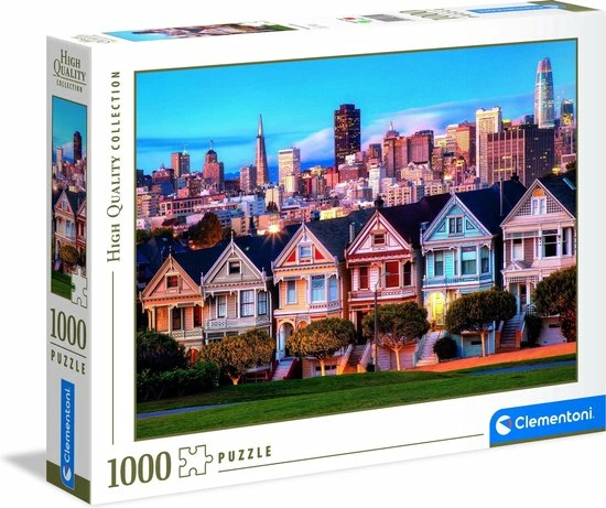 Clementoni Puzzels Voor Volwassenen - Painted Ladies - High Quality Collection, Puzzel 1000 Stukjes, 10+ Jaar - 39605 1 Clementoni Puzzels Voor Volwassenen - Painted Ladies - High Quality Collection, Puzzel 1000 Stukjes, 10+ Jaar - 39605