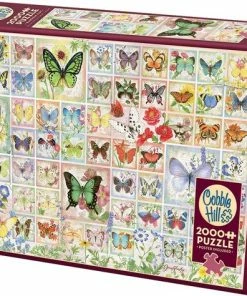 Cobble Hill Puzzle 2000 Pieces - Butterflies And Blossoms