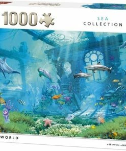 King Puzzel 1000 Stukjes (68 X 49 Cm) - Waterworld - Legpuzzel Dieren