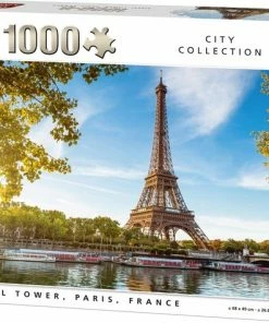 King Puzzel 1000 Stukjes (68 X 49 Cm) - Eiffeltoren Parijs - Legpuzzel Steden