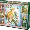 Cobble Hill Puzzel Blossoms And Kittens Quilt - 1000 Stukjes